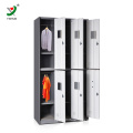 factory price slim design 6 door steel locker for staff use